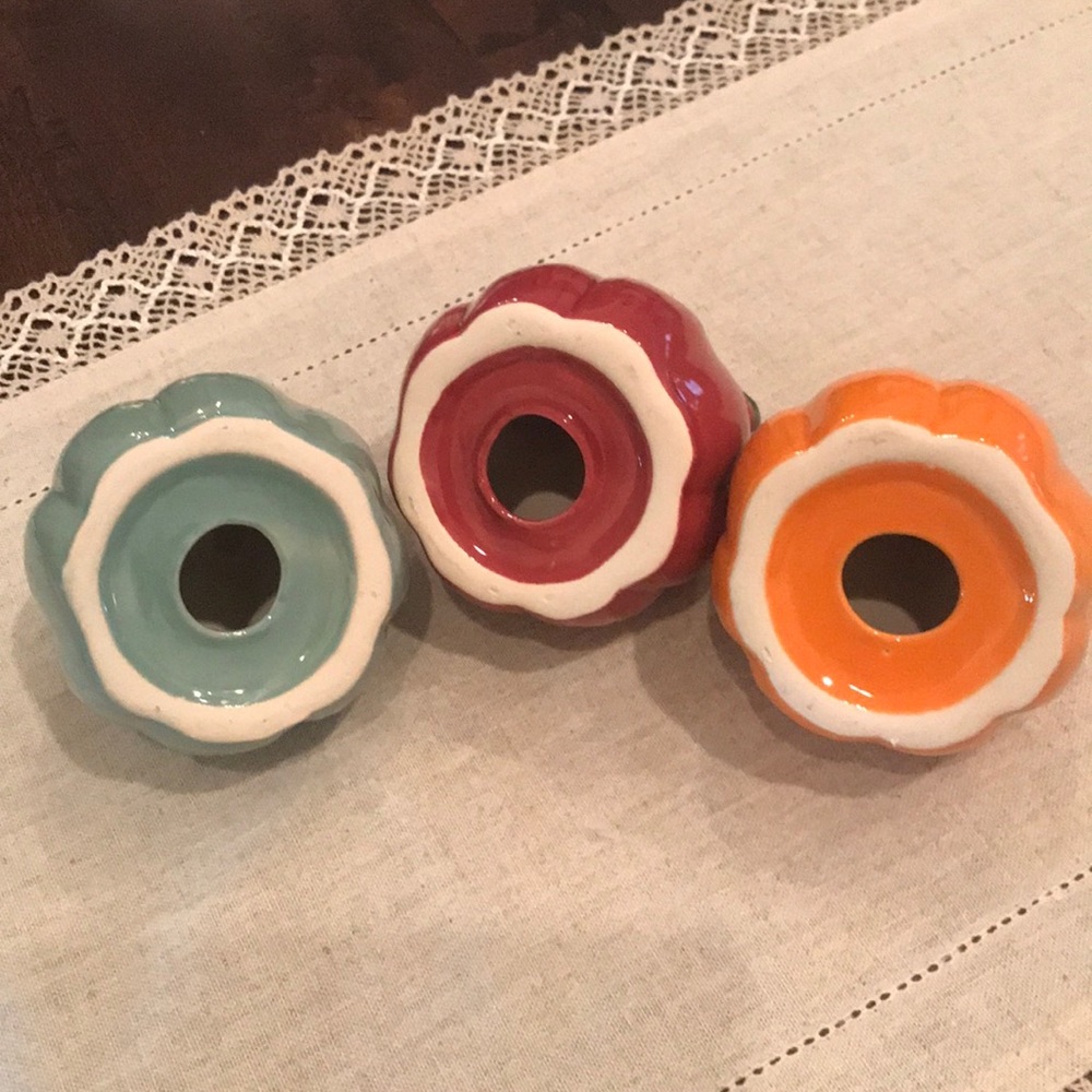 Set of 3 Mini Ceramic Pumpkins - Picture 9 of 14